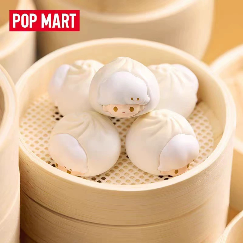 POPBeanbubble Meng Mosai Shanghai Limited DIMOO Xiaolong Bao Baozi сидячая поза Мин Мин Блад-бокс