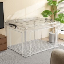 佳帮手加厚大容量超大透明收纳箱衣柜衣服塑料家用箱子玩具整理盒