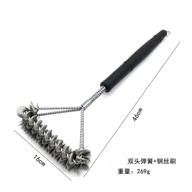 Cepillo de limpieza para barbacoa, cepillo de alambre para parrilla, red para parrilla, cepillo de alambre para parrilla, cepillo de limpieza, herramientas para barbacoa