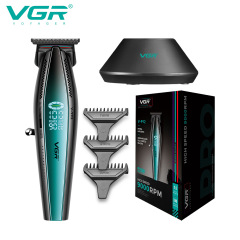 VGR992新型クロスボーダー理髪器デジタル表示ヘアサロン専門オイルヘッド推し切り台充電電動電気推し切り