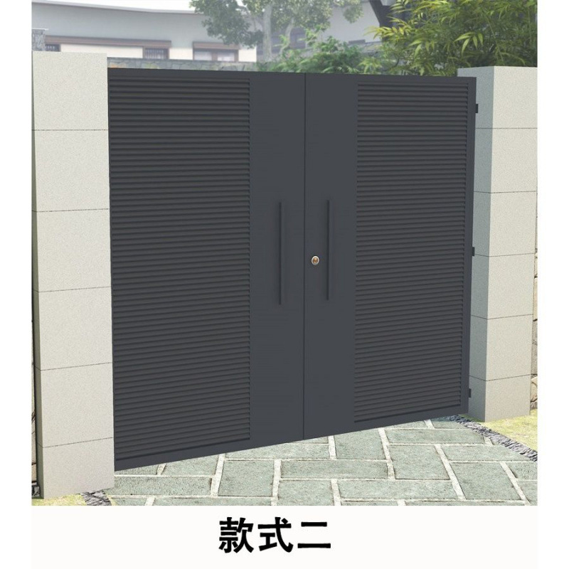 新中式铁艺大门别墅门户外防锈铁门庭院门入户门防盗门