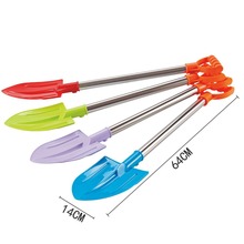 64cm大号不锈钢沙滩铲宝宝玩沙工具海边地摊景区景点热卖儿童玩具