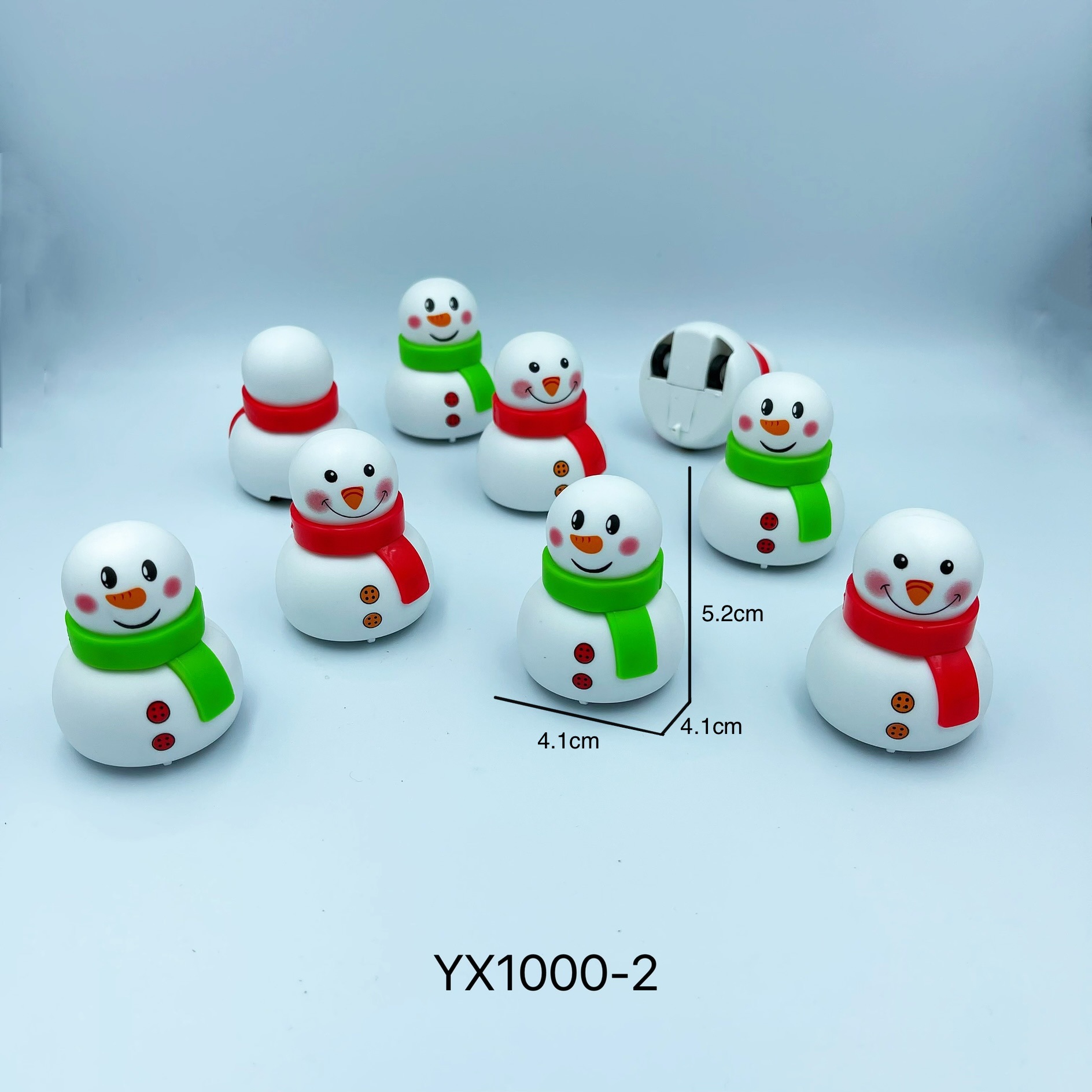 新しい子供のクリスマスのおもちゃの車の回力車のクリスマスツリーの形の雪だるまの贈り物の卸売りの越境のメーカーは直接販売します。