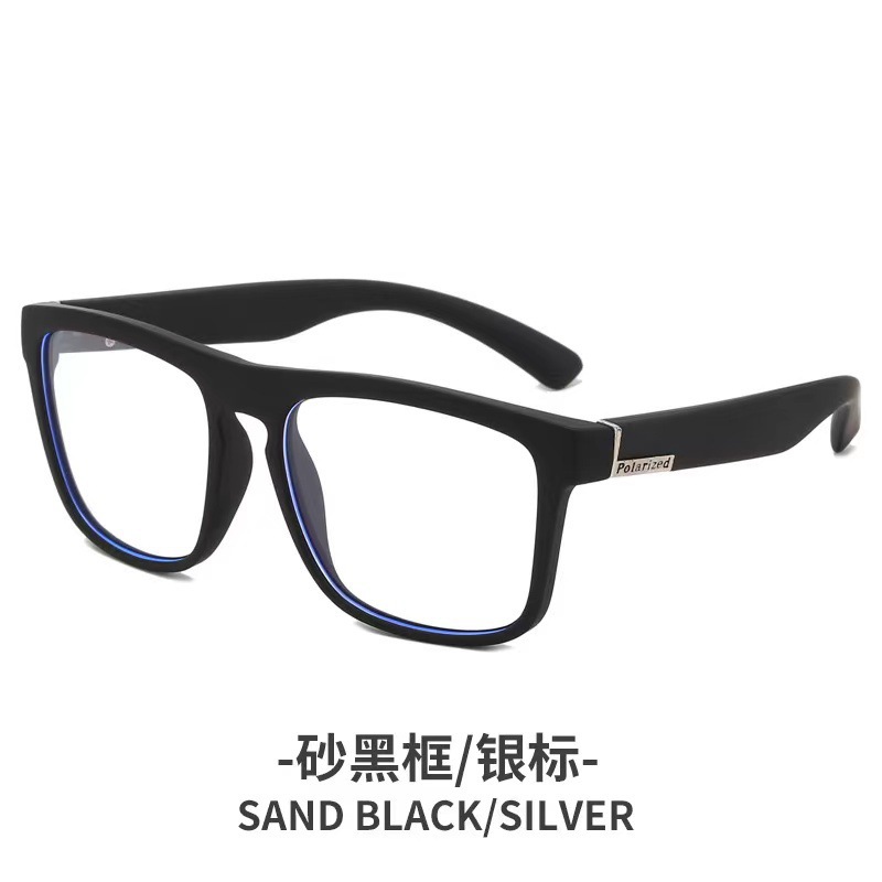 Sand black frame white flat sheet (silver accessories)