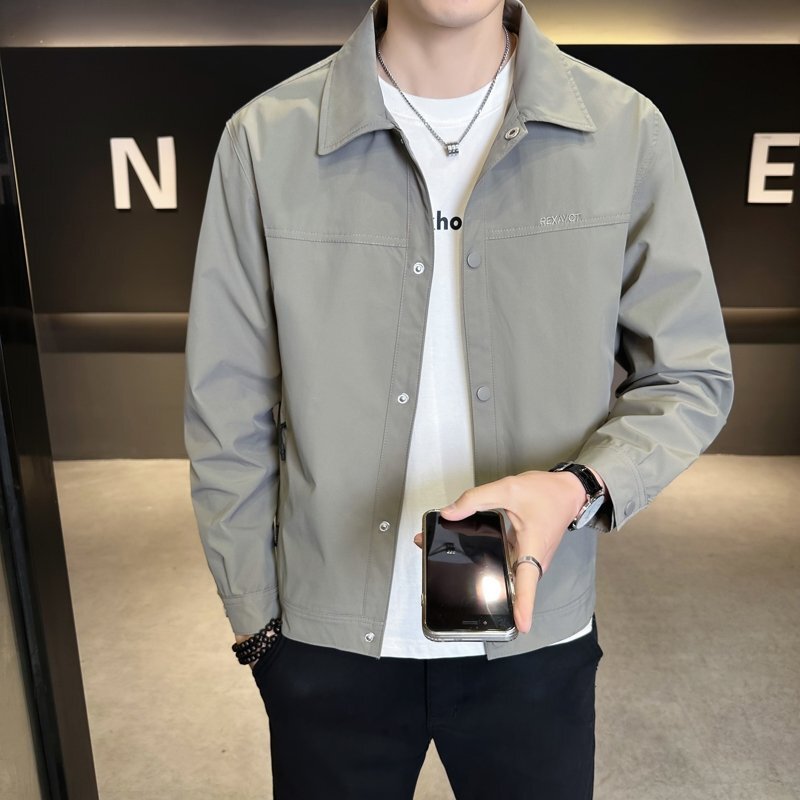 Trendy Men's Clothing Lapel Workwear Cotton-Padded Jacket Men's 2026 Autumn and Winter Men's Casual Versatile High-End Jacket Men's Style Trendy Men's Clothing Lapel Workwear Cotton-Padded Jacket Men's 2026 Autumn and Winter Men's Casual Versatile High-End Jacket Men's Style