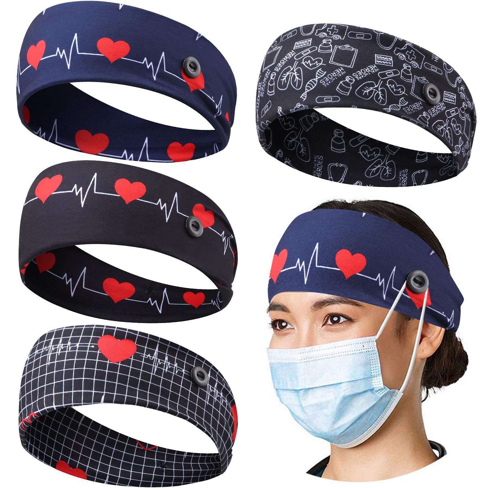 Cinta para el cabello Nuevo producto transfronterizo Cinta para la cabeza Cinta para el cabello elástica Tocado de moda Tocado de yoga de secado rápido