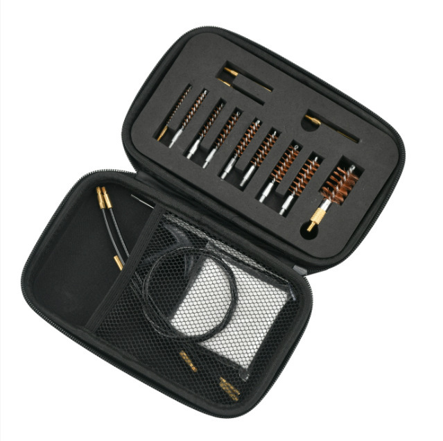 Cross-Border Hot-Selling Gun Brush Pipe Unblocking Cleaning Brush Phosphor Copper Brush Set Wire Rope Gun Barrel Brush Cleaning Set Wholesale