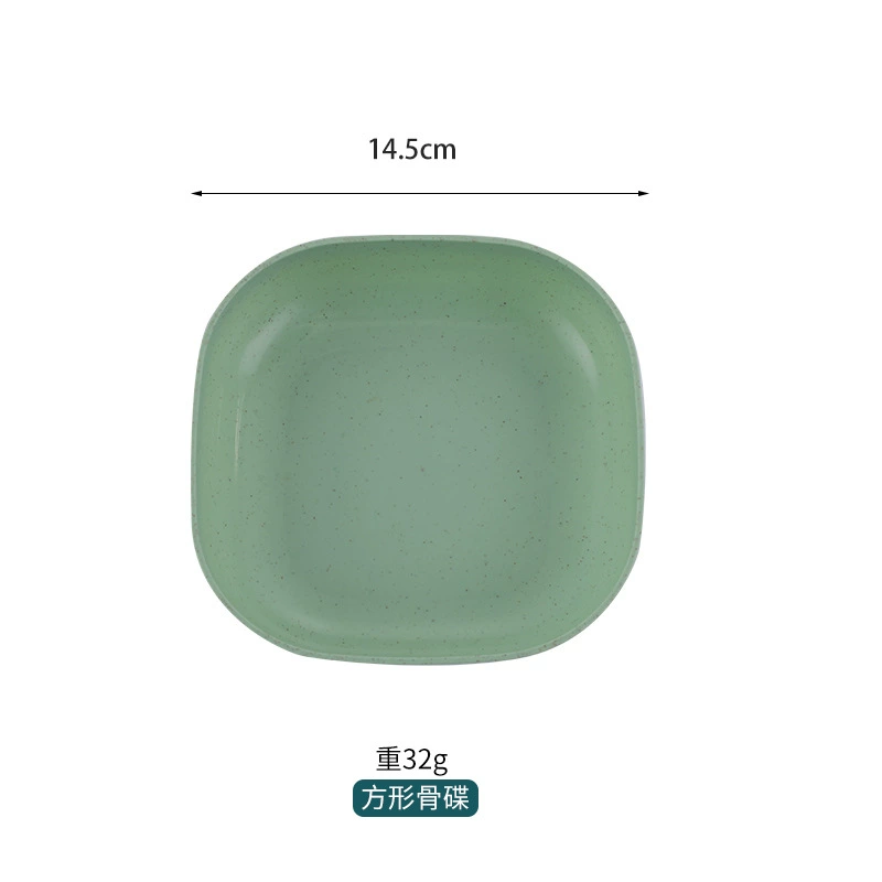 Children's Tableware Set, Wheat Straw Fiber, 6-Piece Fall-Proof Dinnerware for Home