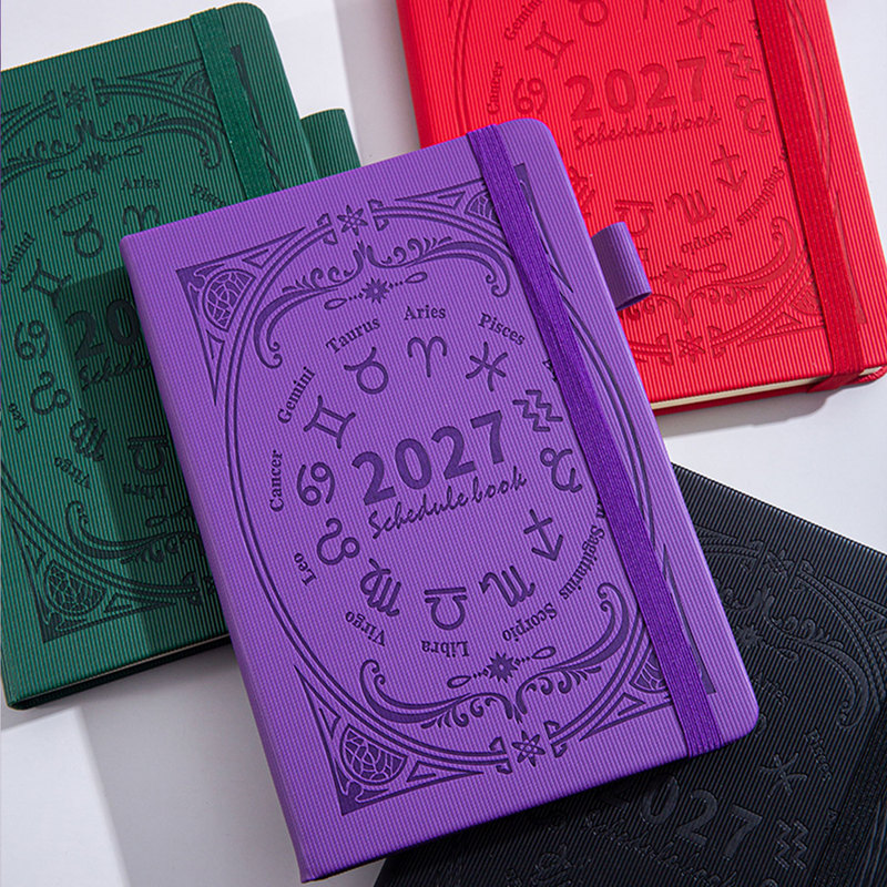 Cross-Border 2027 Popular Zodiac-Themed Planner, Daily Schedule Notebook, Daily Planning Efficiency Manual Wholesale
