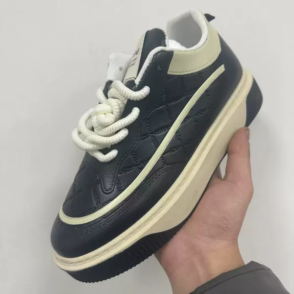 918 men's sneakers-black and white