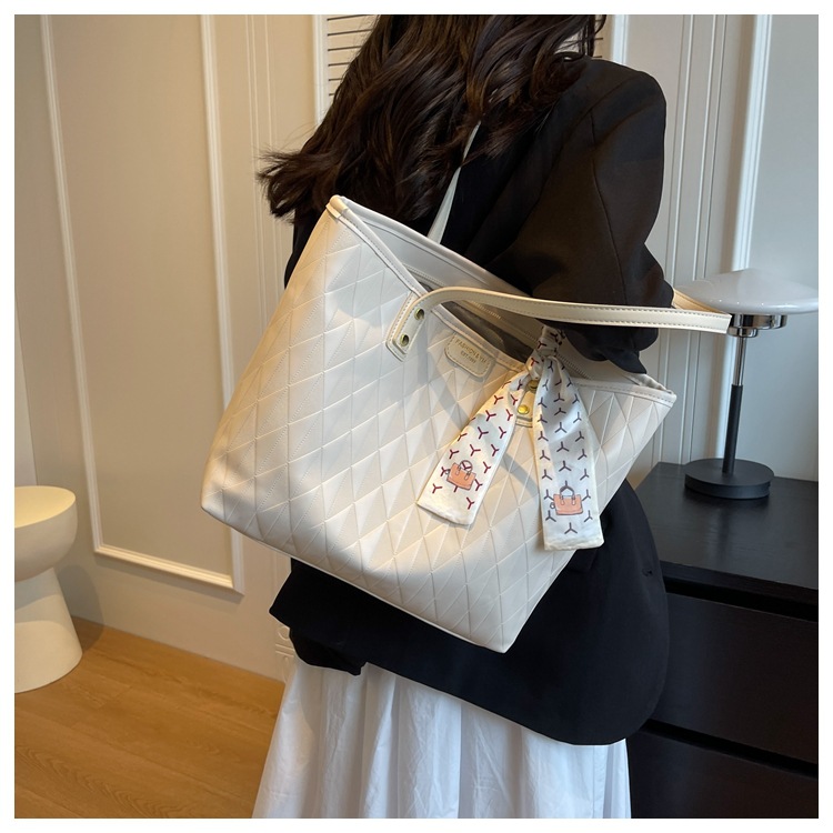 Women's Tote Bag Large Capacity Pu Leather Versatile Handbag_voghion.com