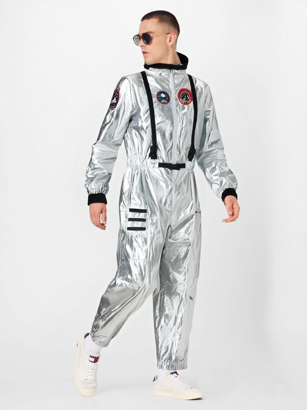 cosplay宇航员服装太空人连体衣太空服情侣飞行员万圣节服装派对|undefined