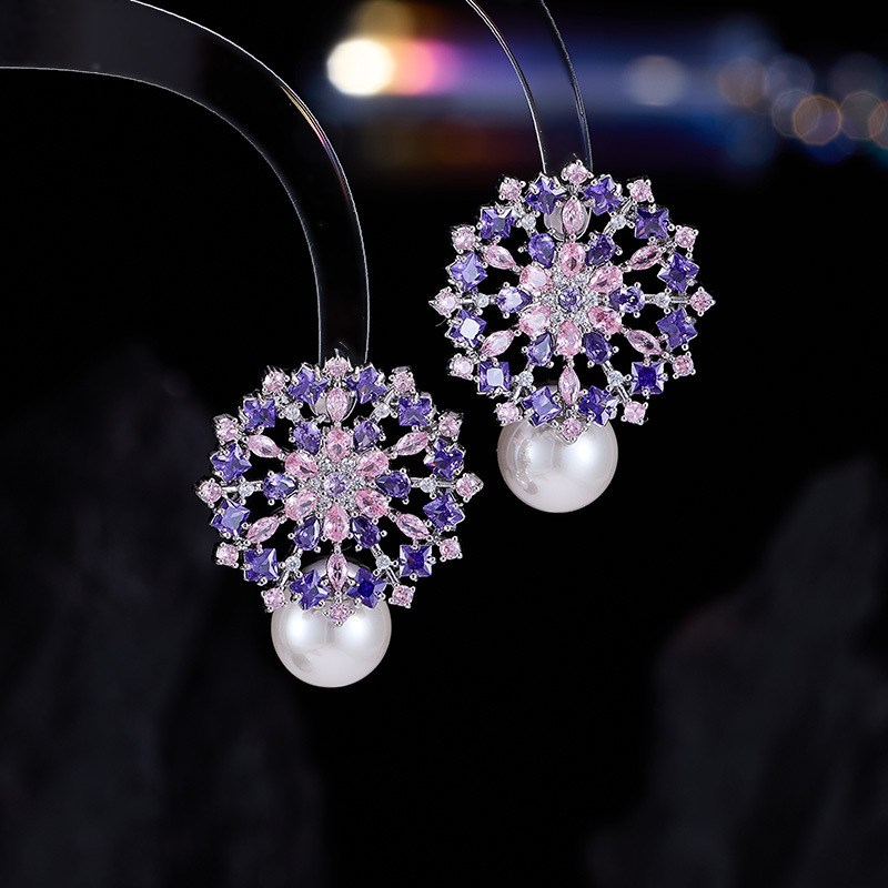 Demi-season earrings