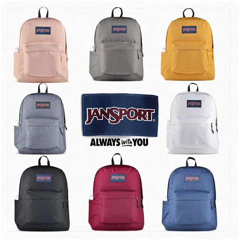 Jansport backpack for junior high and high school students, college students, men's laptop backpack, women's travel backpack, lightweight