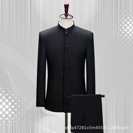 中山装;男式西服套装;男式衬衫