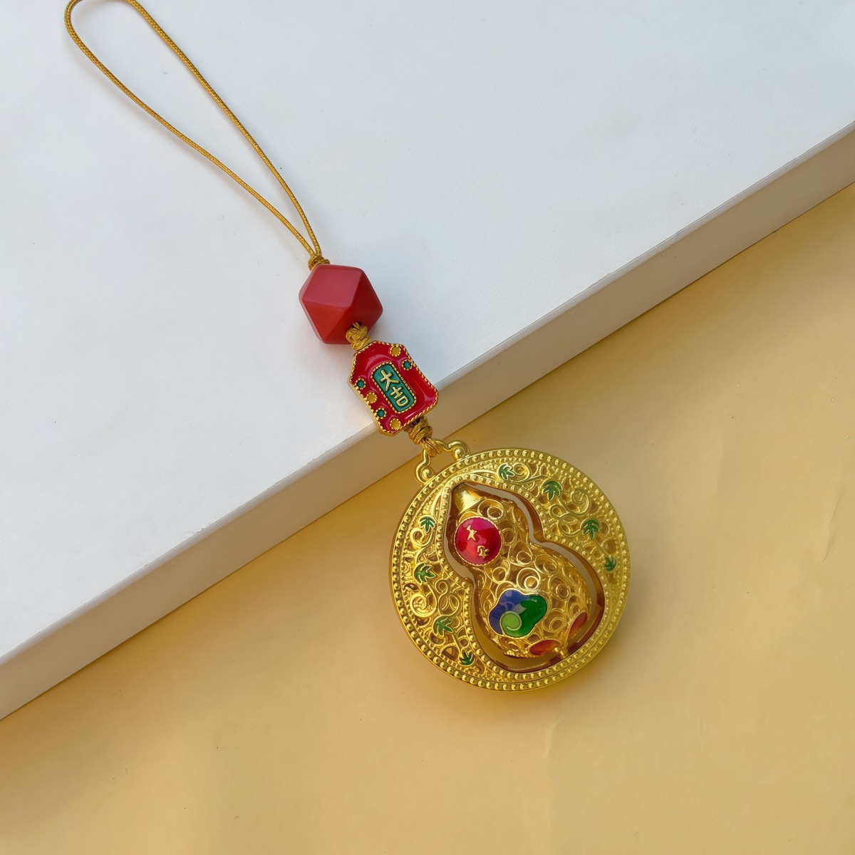 1035 Ping An Daji Fulu-Dây chuyền điện thoại di động dây vàng