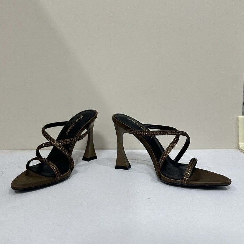 2025 Satin Fashion Black Summer Pointed Toe Sandals Wedge High Heels Cross New Sexy Temperament Rhinestones