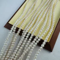 Прямые поставки с фабрики: полуготовое ожерелье из пресноводного жемчуга Aishang Pearl 8-9 мм.