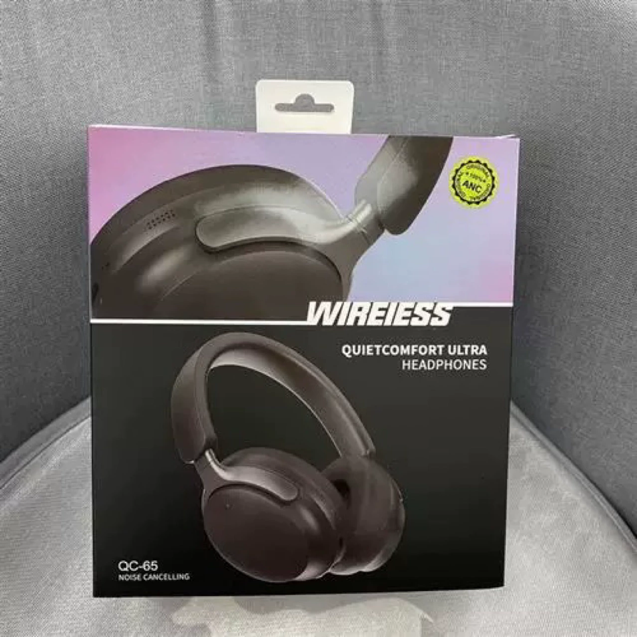 Кросс-бордёр QC65 ANC беспроводные Bluetooth наушники шумоподавляющие комфортные с кожаной сумкой QC Ultra 5.3