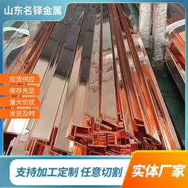 铜包扁钢厂家 防雷接地材料使用 铁路建设镀铜扁钢40*4扁铁现货