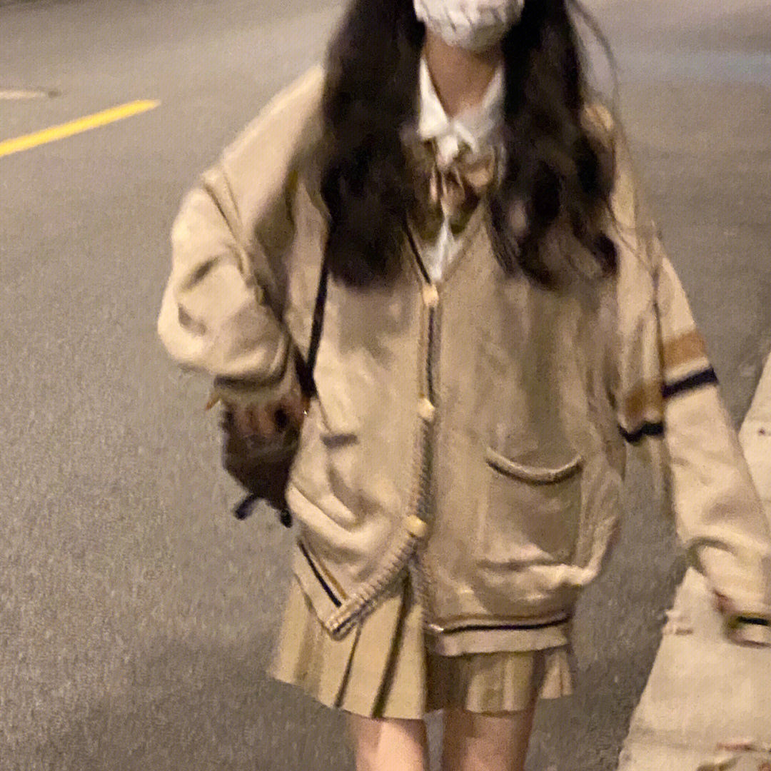 [78.3 위안 잡아 499 조각 잡아 당기고 복원 87 위안] 오리지널 JK 유니폼 스웨터 풀 세트 봄과 가을 일본 학교