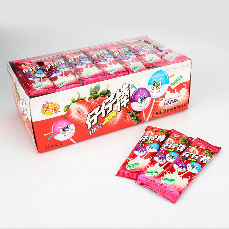 [약 80개입] 딸기맛 통박스 320g