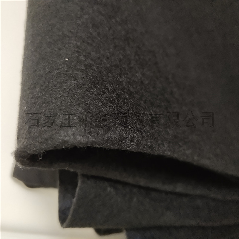 1mm-1.5mm厚300g黑色涤纶毛毡布Black POLYESTER FELT针刺无纺布