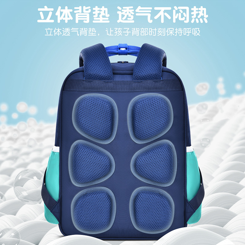 Aulang nueva mochila de estudiantes de primaria lindos dinosaurios mochila de estudiantes 1 - 3 - 6 grados mochila de nylon ligera