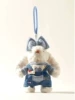 Blue overall, bracelet