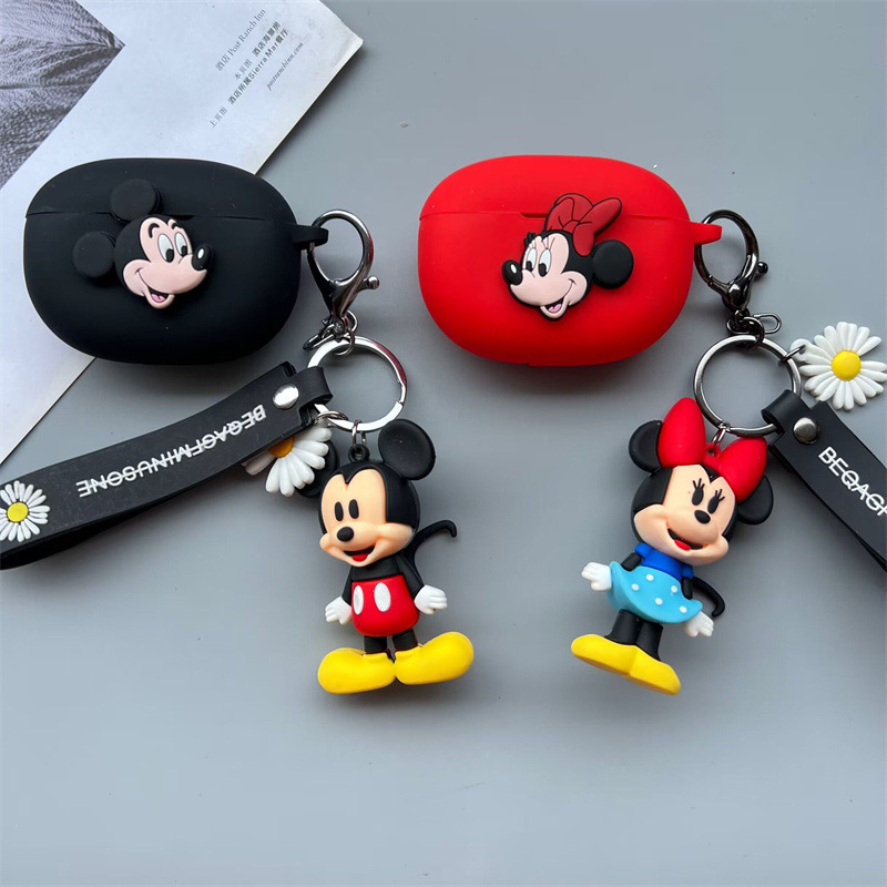 Applicable to vivo TWS 3e true wireless Bluetooth headset protective case silicone couple cartoon charging case soft case Applicable to vivo TWS 3e true wireless Bluetooth headset protective case silicone couple cartoon charging case soft case