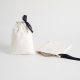 Factory direct supply cotton bag girdle drawstring storage bag jewelry flannel bag jewelry packaging small bag