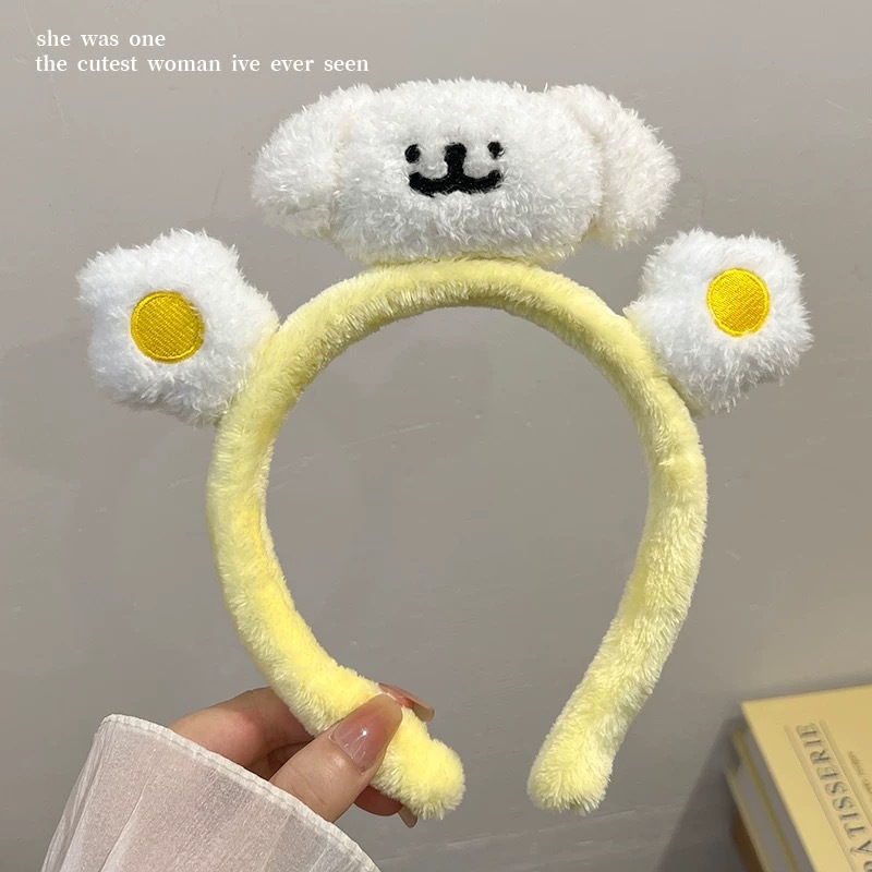 Diadema de cachorro de línea amarilla