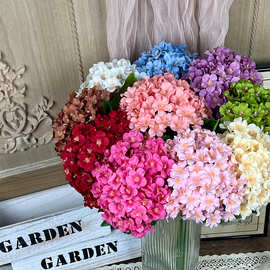 单支90片桐花绣球外贸假花婚庆礼堂家居客厅仿真花装饰摆件拍摄