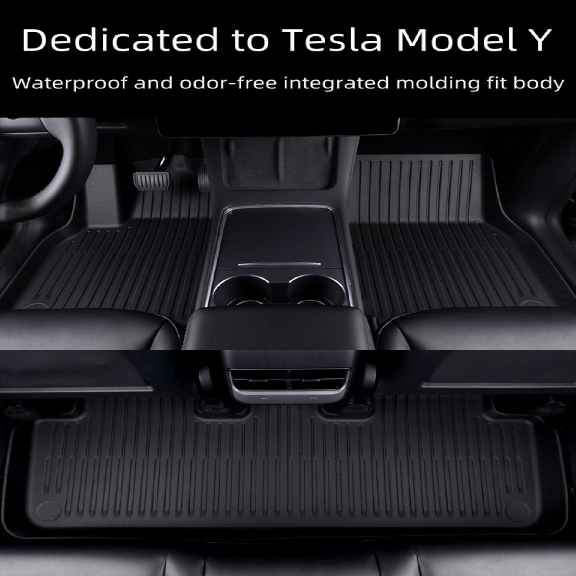 Aplicación transfronteriza versión americana Accord 2023-2024 aceite e híbrido impermeable para todo clima TPE coche Footpad