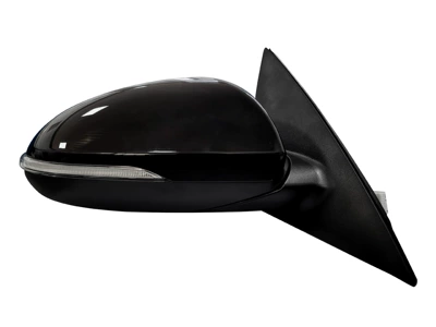 Rear mirror/rearview mirror assembly Assembly Curved Lens Special - left-driver-16-19-models-8-lines-pearl-black