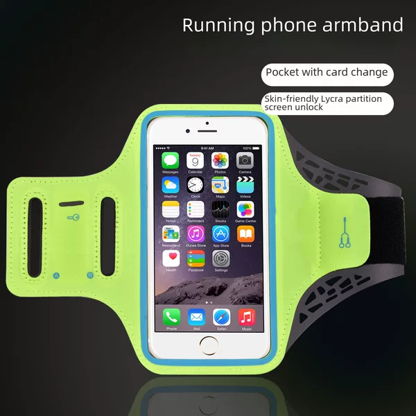 Amazon's Popular Running Mobile Phone Armband Outdoor Sports Mobile Phone Arm Bag Waterproof Arm Bag Wrist Strap Wholesale in Stock
