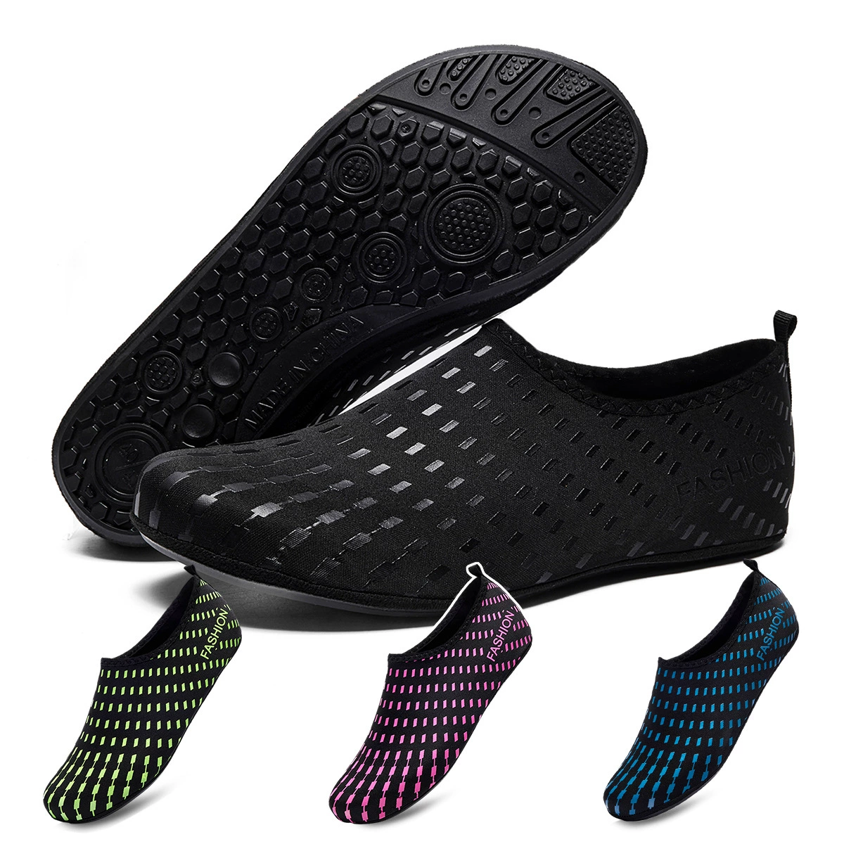 Трансграничная обувь для плавания для мужчин и женщин, обувь для фитнеса в помещении, обувь для прогулок на открытом воздухе, удобная для кожи обувь для дайвинга, быстросохнущая пляжная обувь.