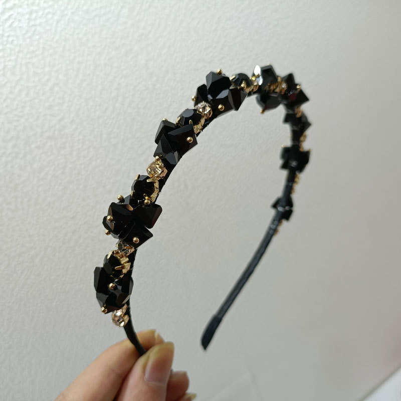Women'S Gender Retro Women'S Geometric Alloy Inlay Rhinestones Jewelry Headband