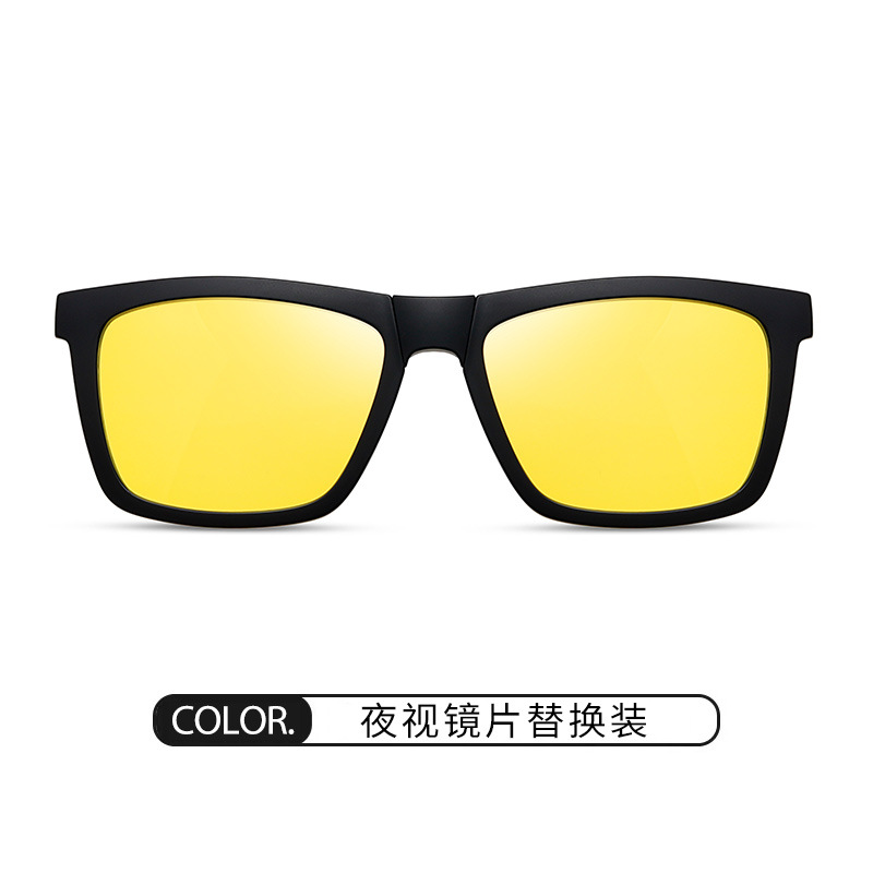 Nuevas gafas de sol polarizadas S33102 Gafas de sol plegables para hombres y mujeres, protección solar para exteriores, gafas de sol magnéticas para miopía