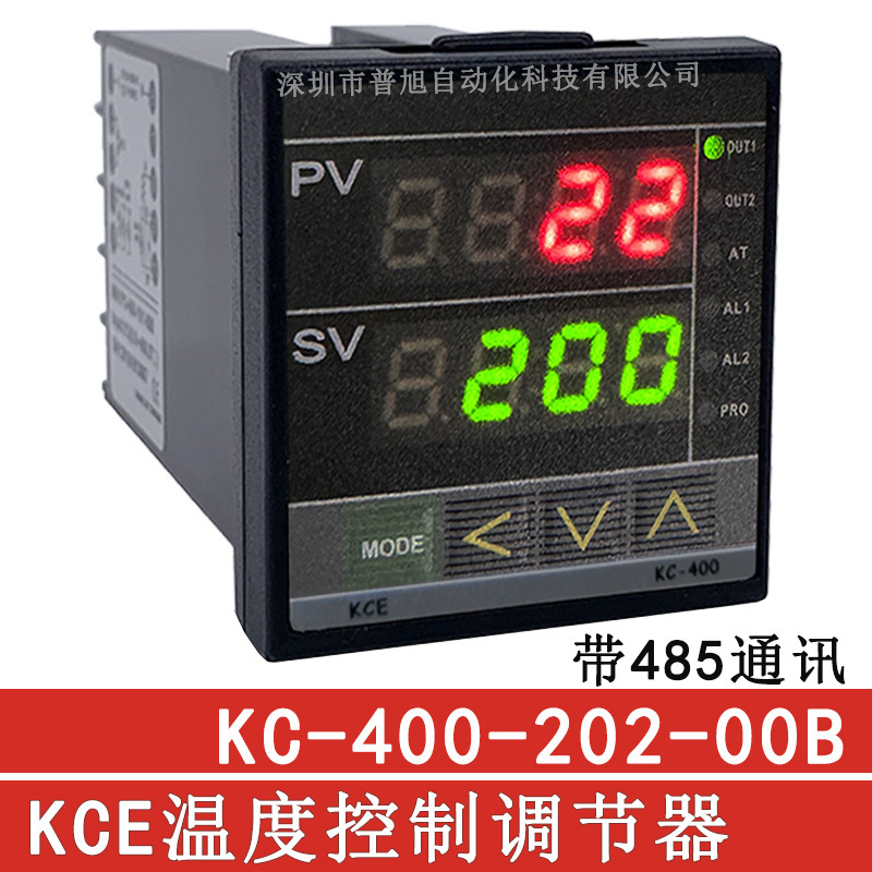 Kce/Kc-400 Thermostat Kc-400-202-00B Temperature Control Meter with 485 Communication and 2 Sets of Alarm Outputs Kce/Kc-400 Thermostat Kc-400-202-00B Temperature Control Meter with 485 Communication and 2 Sets of Alarm Outputs