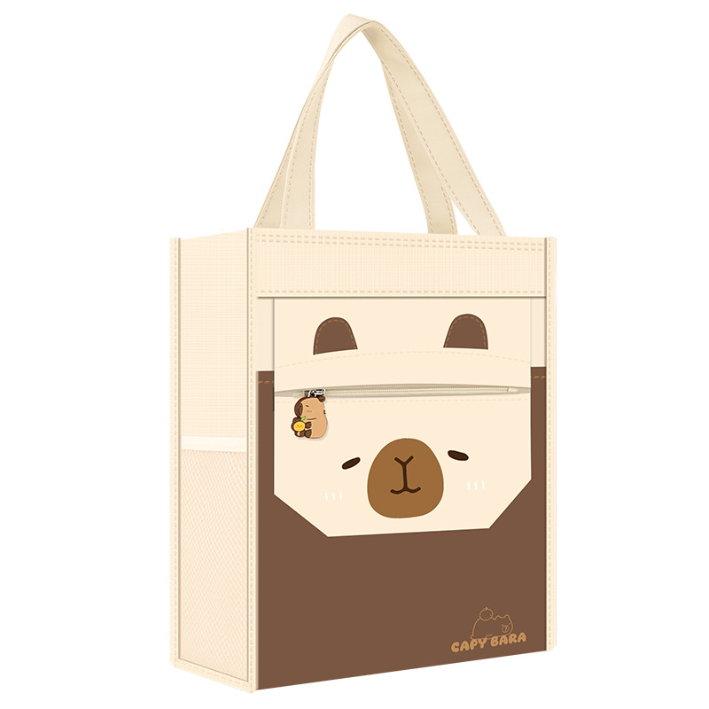 Bolsa de matrícula Kapibala Bolsa de matrícula para estudiantes de primaria de buena calidad Bolsa de libros portátil Versión coreana Bolsa de arte de alto valor