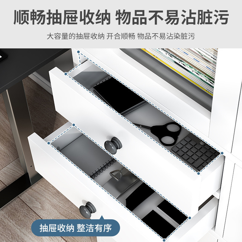 Gabinete de archivo librería gabinete de archivo de oficina con cerradura Gabinete de almacenamiento de archivos financieros biblioteca de madera gabinete de sala de lectura