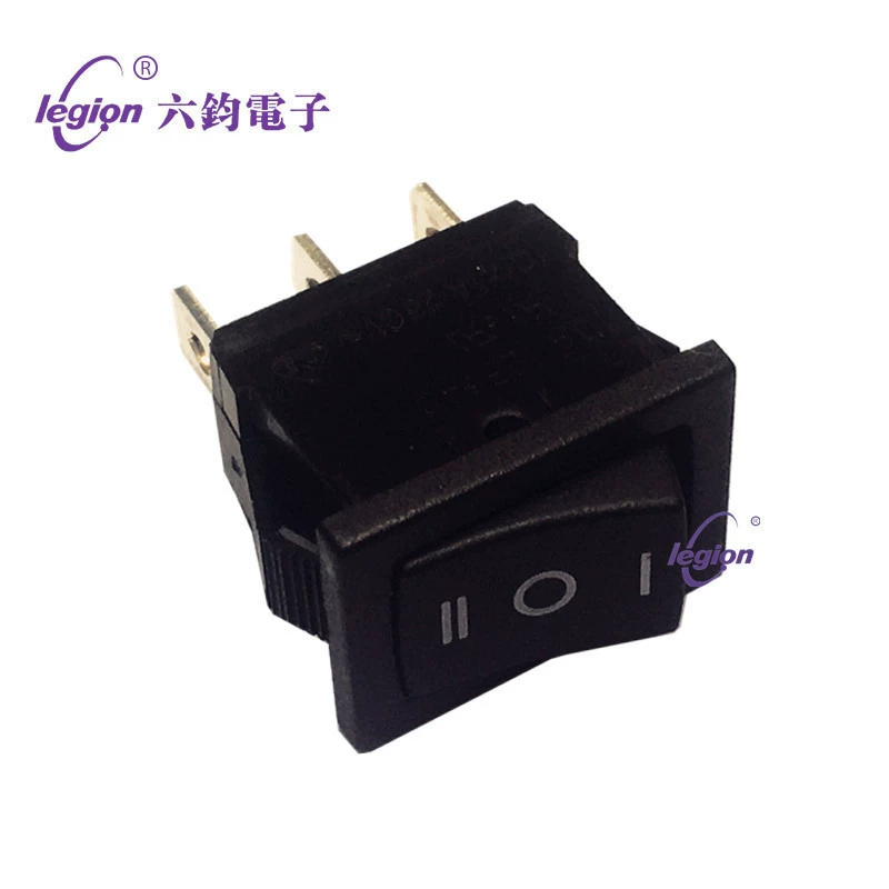 ROCKTEK high current rocker switch, waterproof and flame retardant ship type switch, 3-pin IO switch