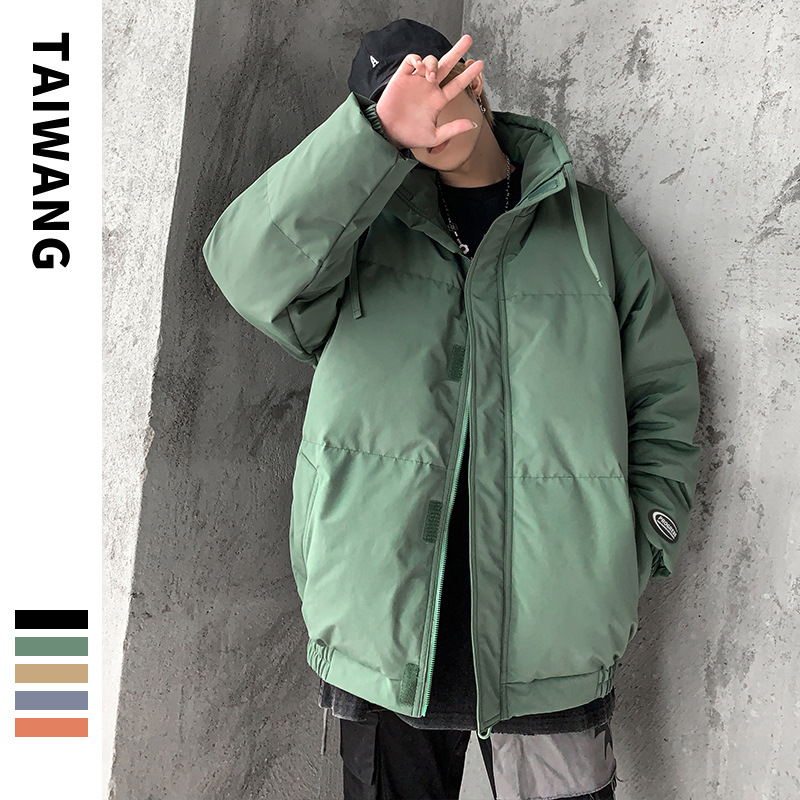 Herenkleding Modieuze zijden katoenen jassen voor mannen 2024 winter nieuwe stijl jassen voor tieners basic multi color zijden katoenen jassen_voghion.com