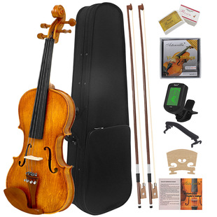 Pattern Violin Professional Handmade Violin for Beginners Children and Adults Playing Violin Basswood Plywood Violin Manufacturer
