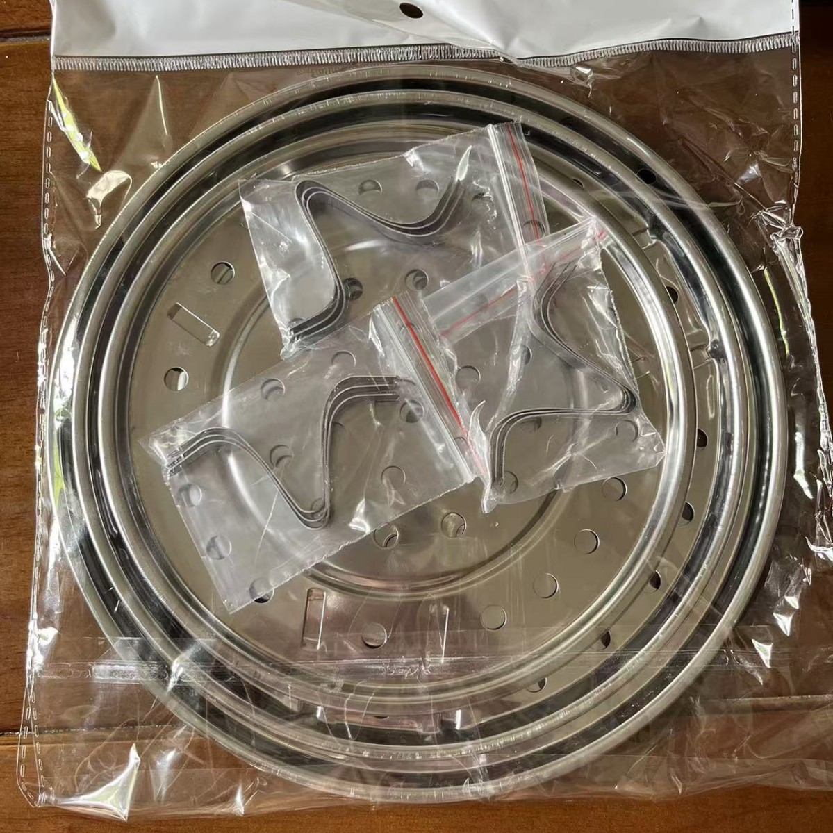 Vaporizador de vapor de acero inoxidable a prueba de agua vaporizador estante olla rejilla hogar vapor cocina al vapor pan al vapor bollo con trípode