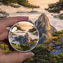 安徽冰箱贴安徽城市旅游风景水晶玻璃磁贴徽州黄山景点纪念品定制