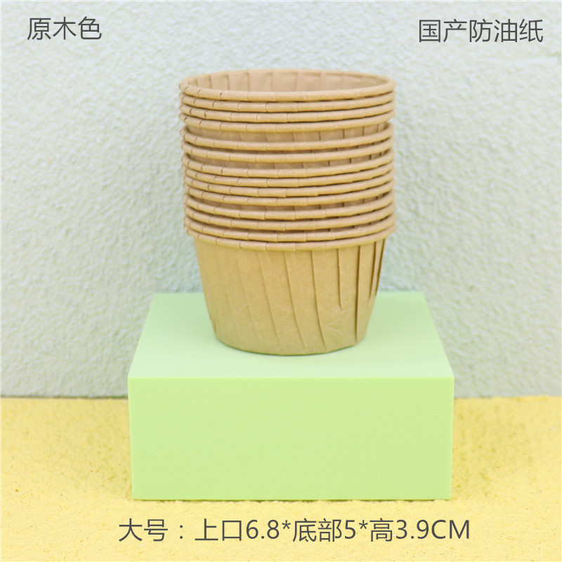 Al por mayor curling muffin resistente a altas temperaturas a prueba de aceite pastel de cumpleaños taza de papel fiesta postre Mesa decoración rollo boca papel titular