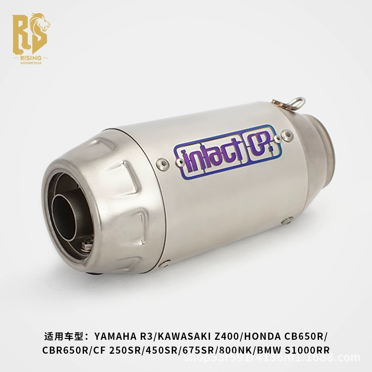 RS модифицированная универсальная выхлопная труба 51 мм, хвостовая часть Intact.GP, выхлопная труба ZX-6RZ900 Race 600KTM