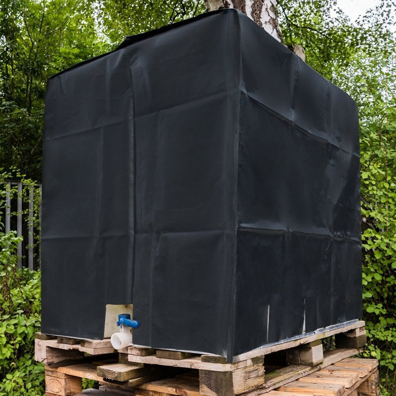 Transfronterizo IBC tonelada cubierta de tanque de agua al aire libre gruesa tela oxford impermeable tanque de almacenamiento de agua protector solar cubierta protector de polvo personalizada